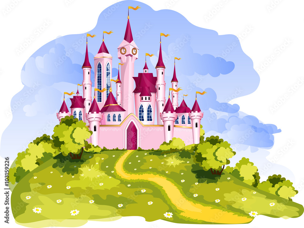 Magic princess castle.