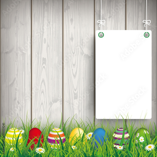 Colored Easter Eggs Grass 2 White Boards