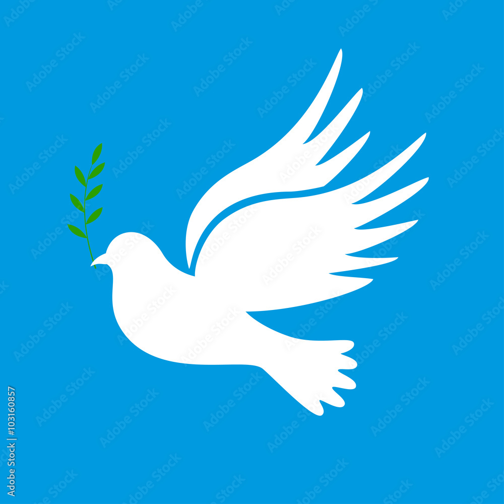 Obraz premium Dove of peace. Dove of Peace Vector. 