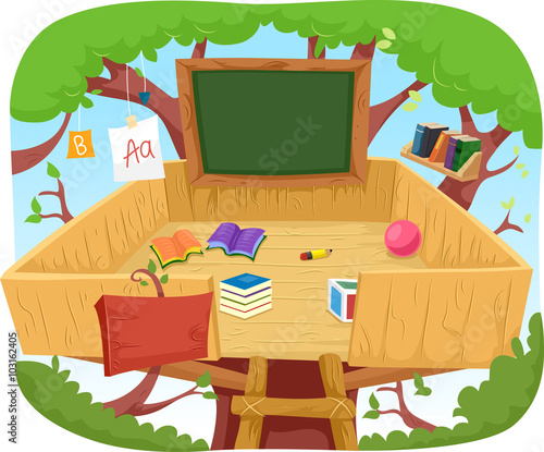 Tree House Classroom Clutter