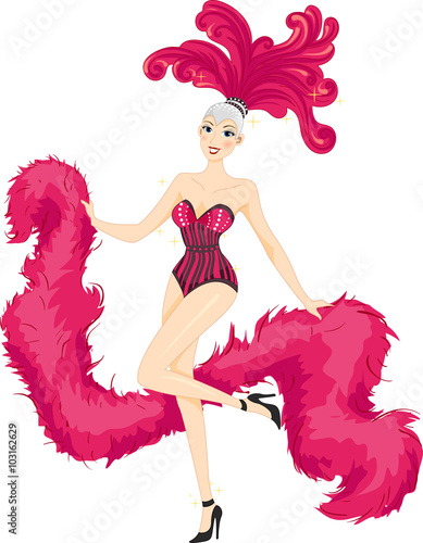 Cabaret Girl Dance Costume
