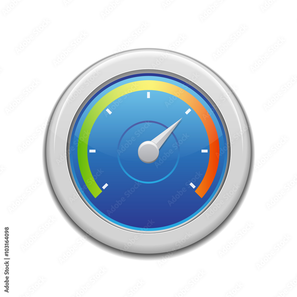 speedometer in the car isolated speedometer in the car isolated