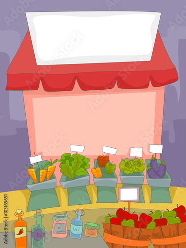 Farmers Market Store Front Sign
