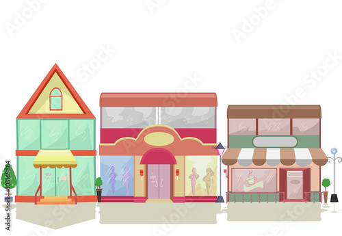 Colorful Store Fronts