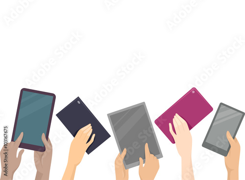 Raised Hands Tablets