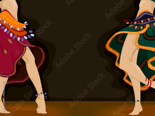 Feet Belly Dancers Pose