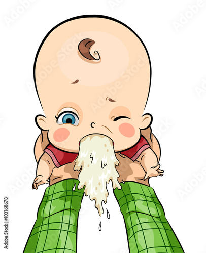 Sick Baby Vomit