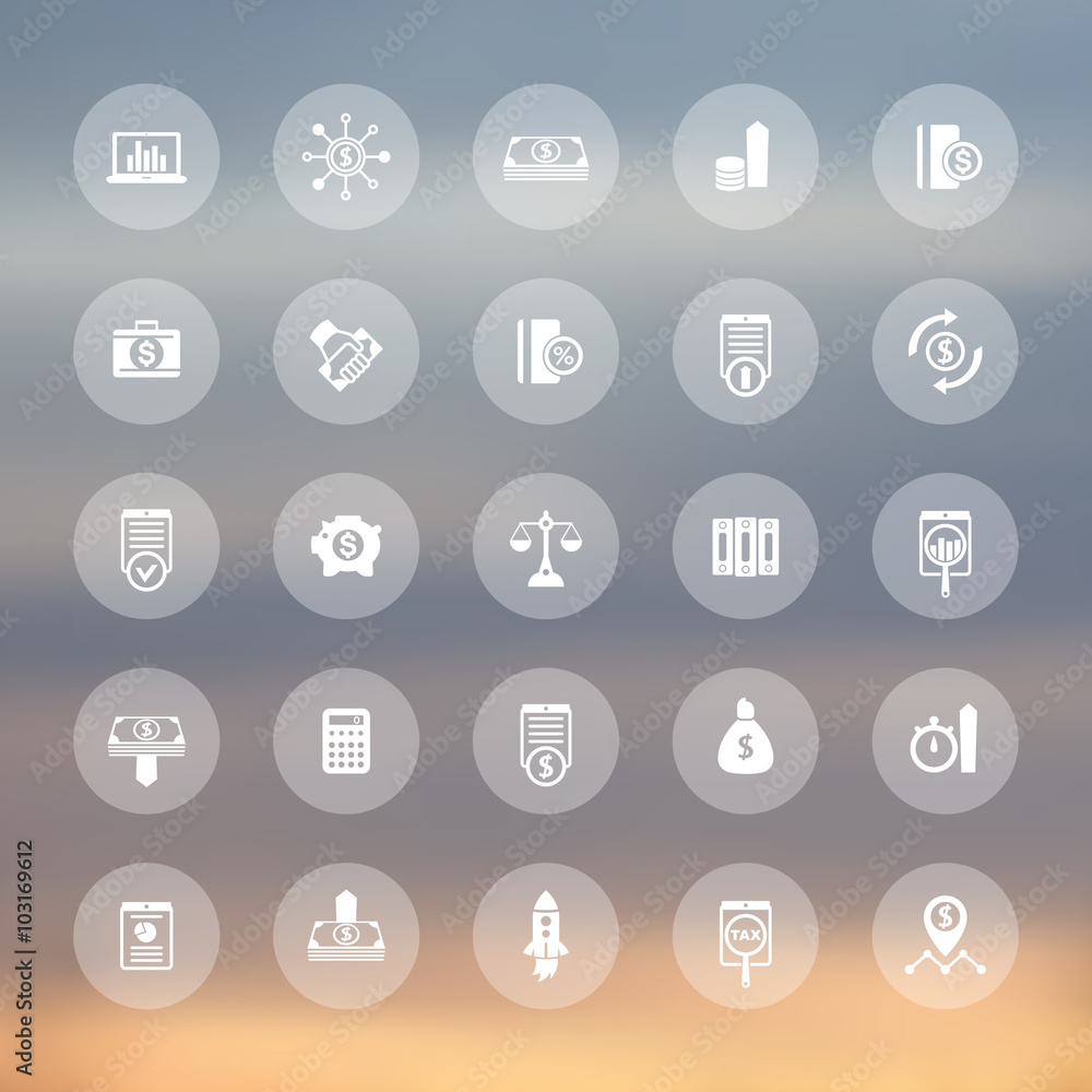 25 finance, investing icons, venture capital, shares, stocks, investor, funds, investment, income transparent icons set, vector illustration 25 finance, investing icons, venture capital, shares, stocks, investor, funds, investment, income transparent icons set, vector illustration