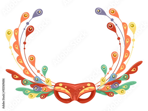Masquerade Mask Feathers