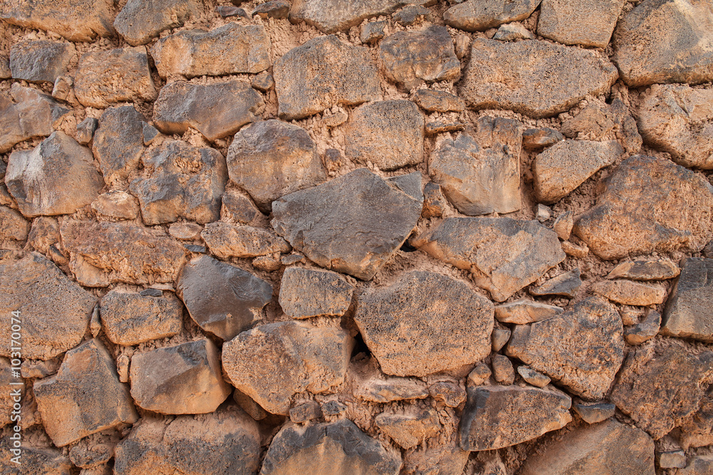 Texture di pietre : antico muro inca
