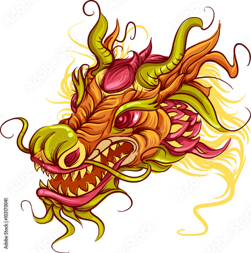 Chinese Dragon Head