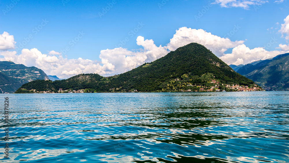 Iseo Lake Sebino Lombardy Italy - Monte Isola