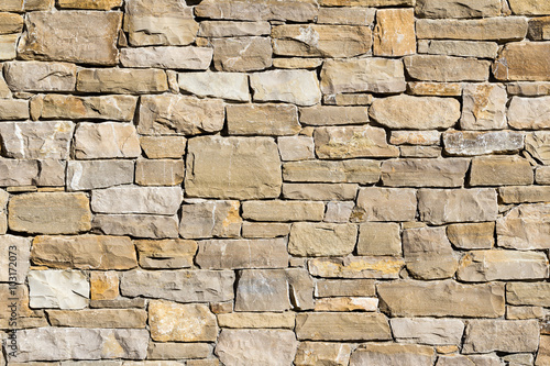 Background of stone wall made with blocks