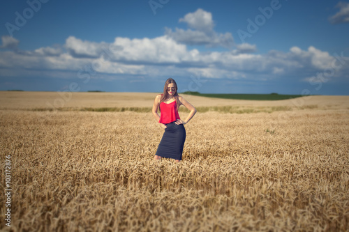 Canvas-taulu Portrait with conceptual connotation in the agricultural industr