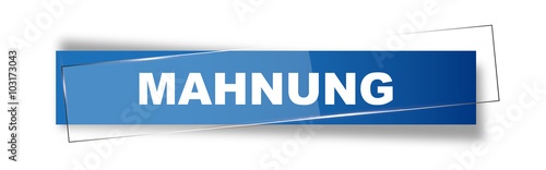 Button | Schild | Mahnung