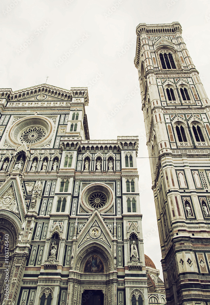 Giotto's Campanile and Cathedral Santa Maria del Fiore