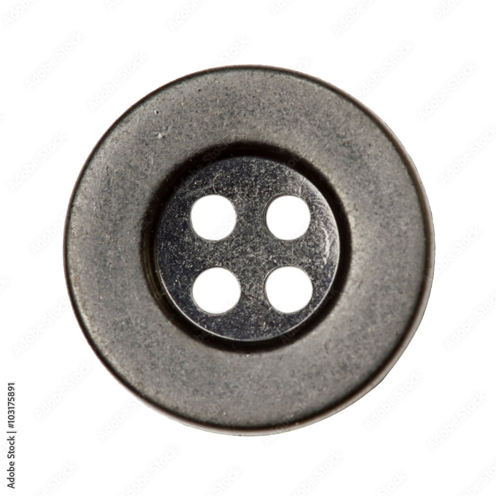 Sewing button isolated on white background Sewing button isolated on white background