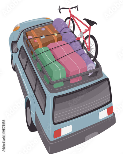 Road Trip Car Baggage