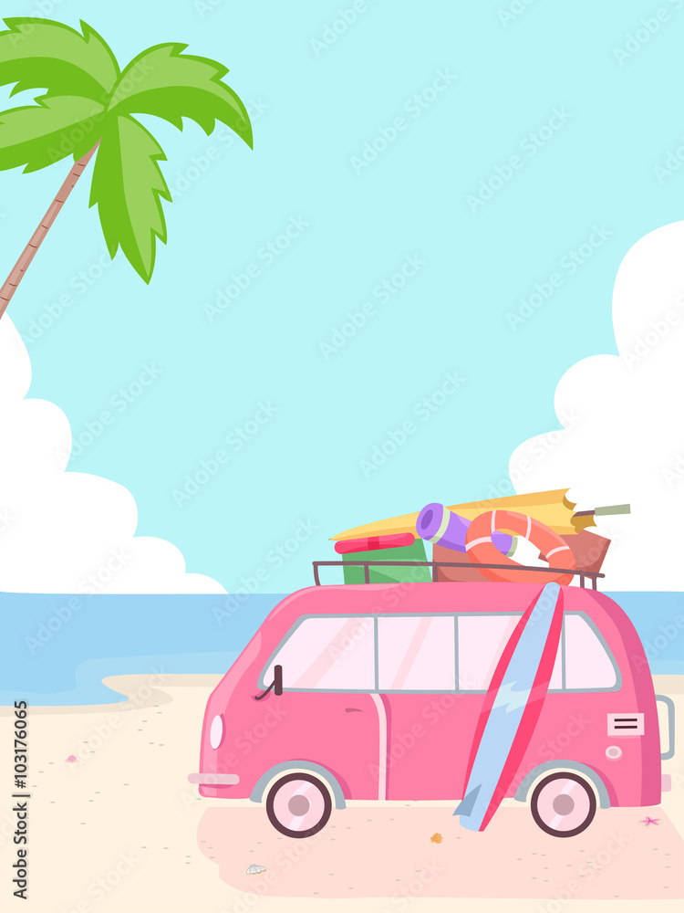 Summer Beach Van