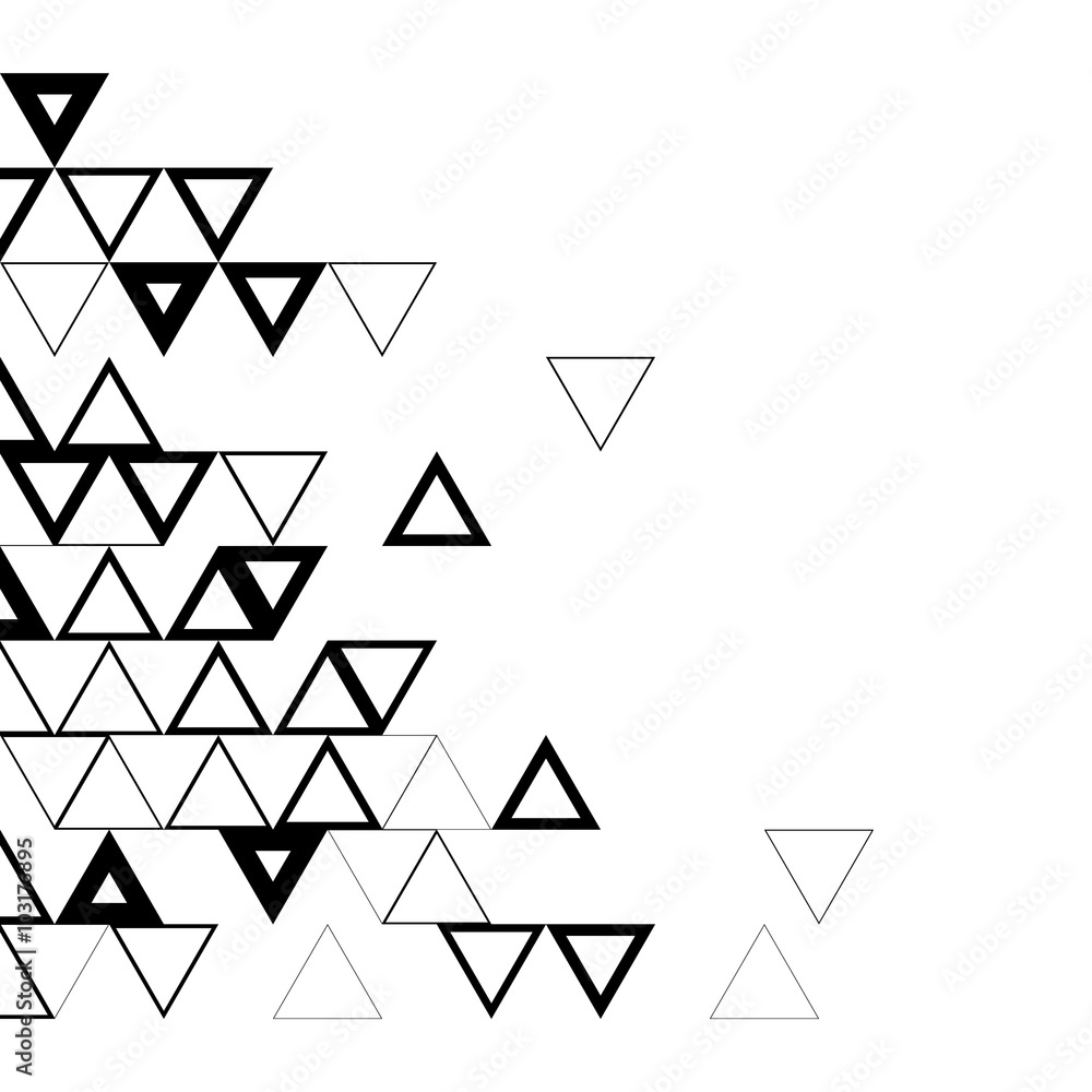Abstract, geometric background with triangles Abstract, geometric background with triangles