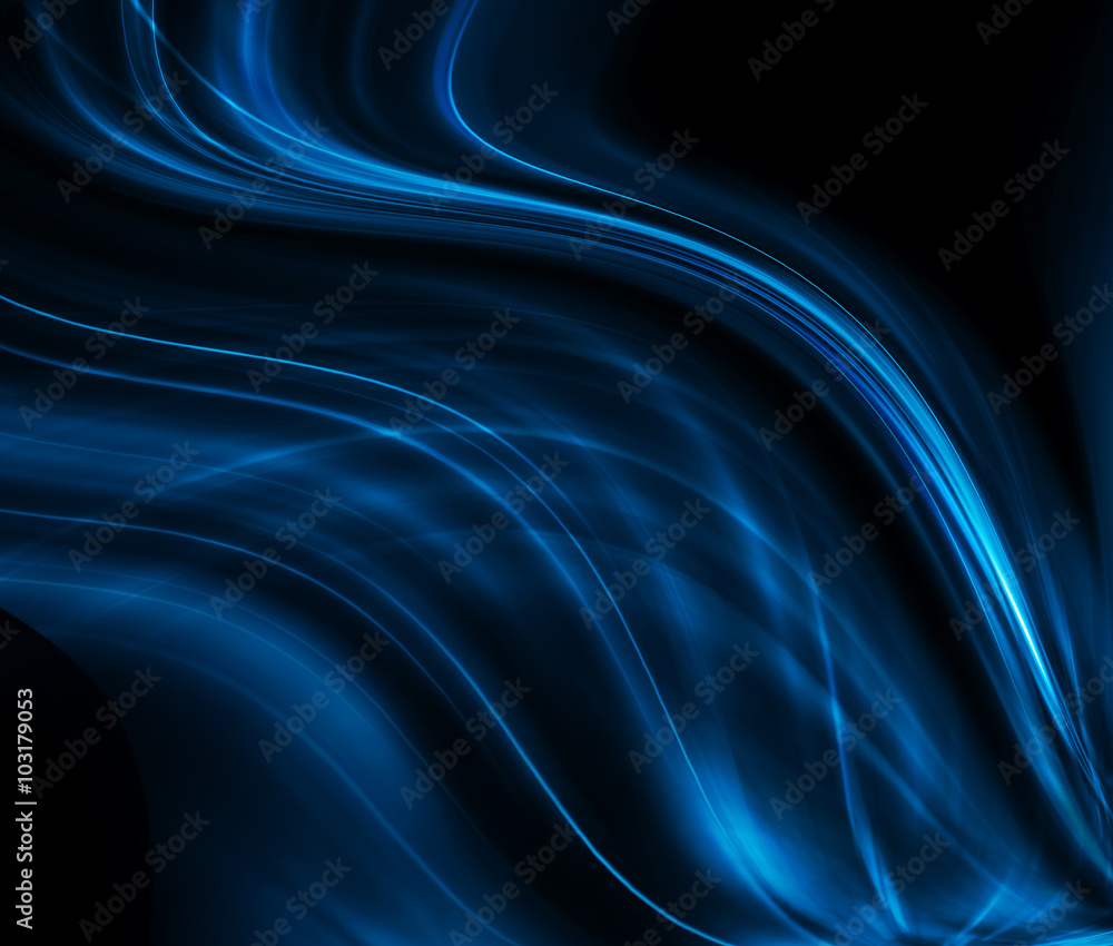 Fototapeta premium Abstract blue background