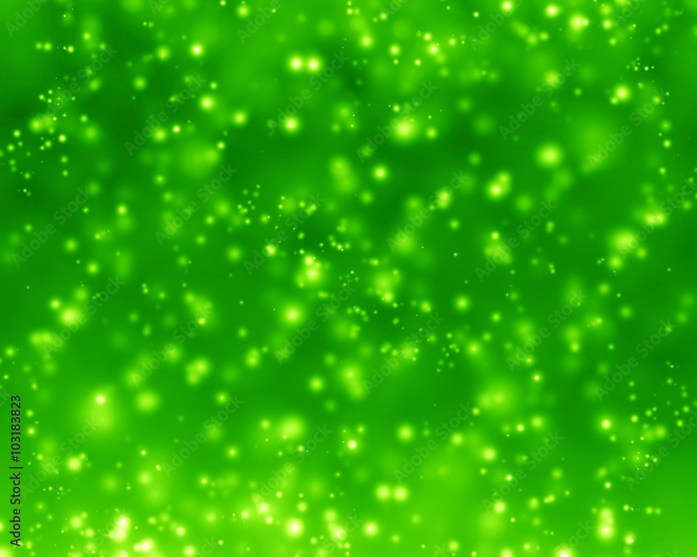 Glittering green background Glittering green background