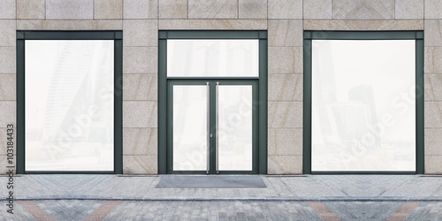 Shopfront with large windows