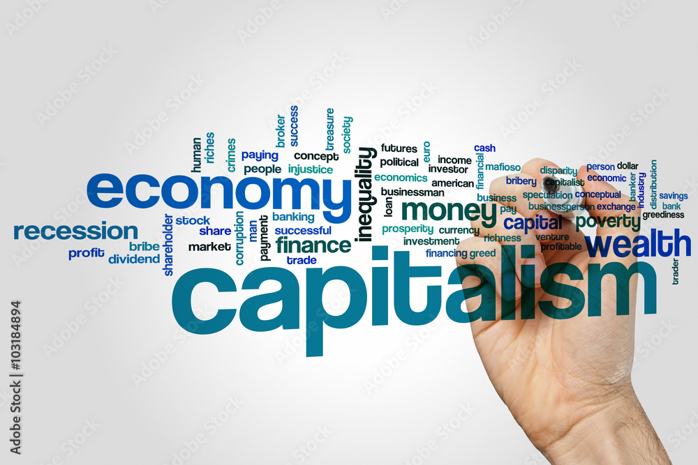 Capitalism word cloud Capitalism word cloud