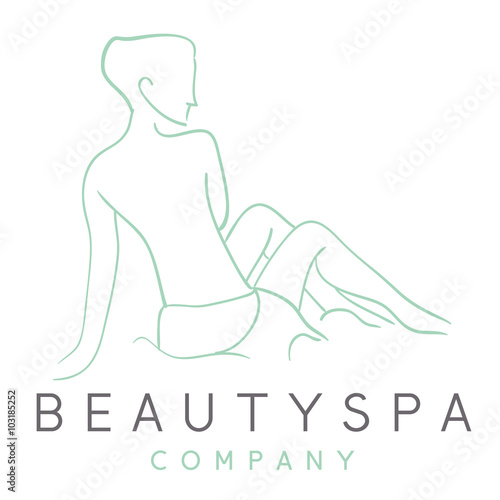 Spa care. Business logotype.