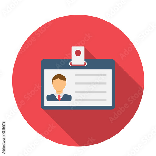 Identification card for man