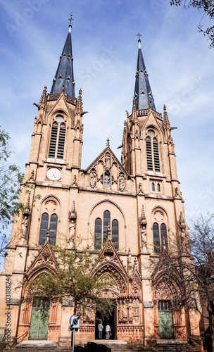 antique church building in paris