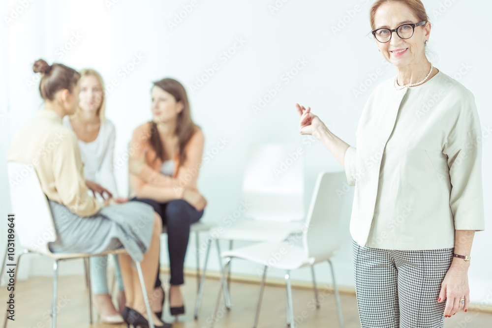 Fototapeta premium Faithful female patients