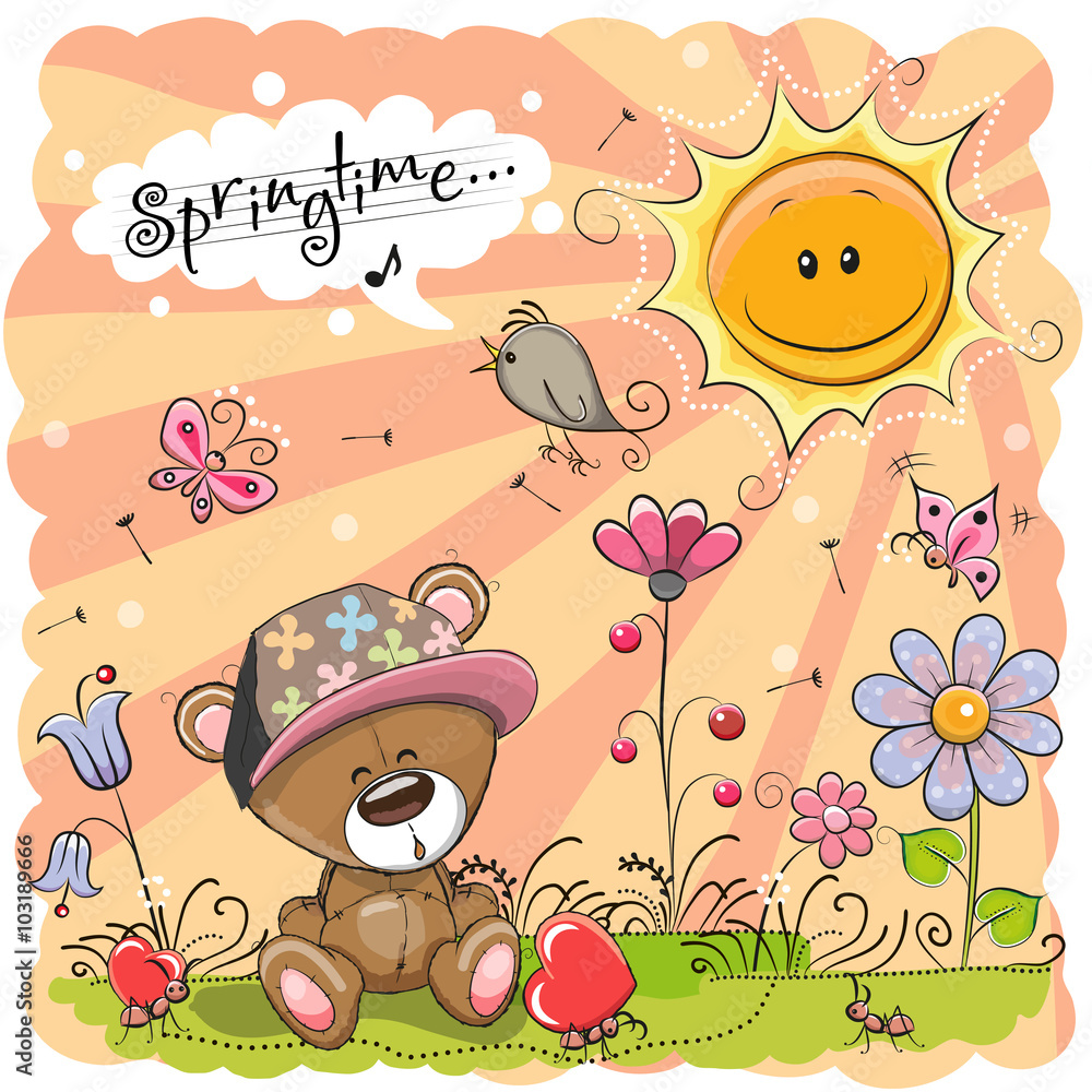 Teddy Bear on the meadow Teddy Bear on the meadow