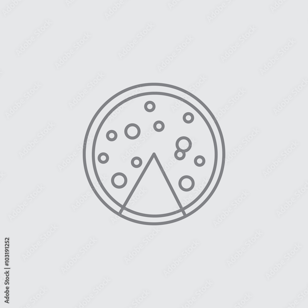 Cloud dialog bubble flat icon vector illustration Cloud dialog bubble flat icon vector illustration