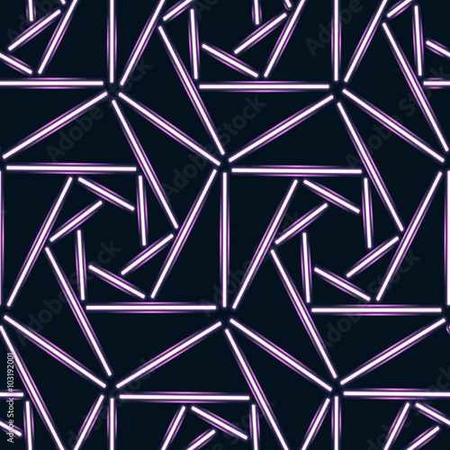Seamless pattern with halogen or LED light lamps. 
