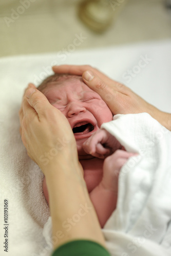 baby nach der Geburt 