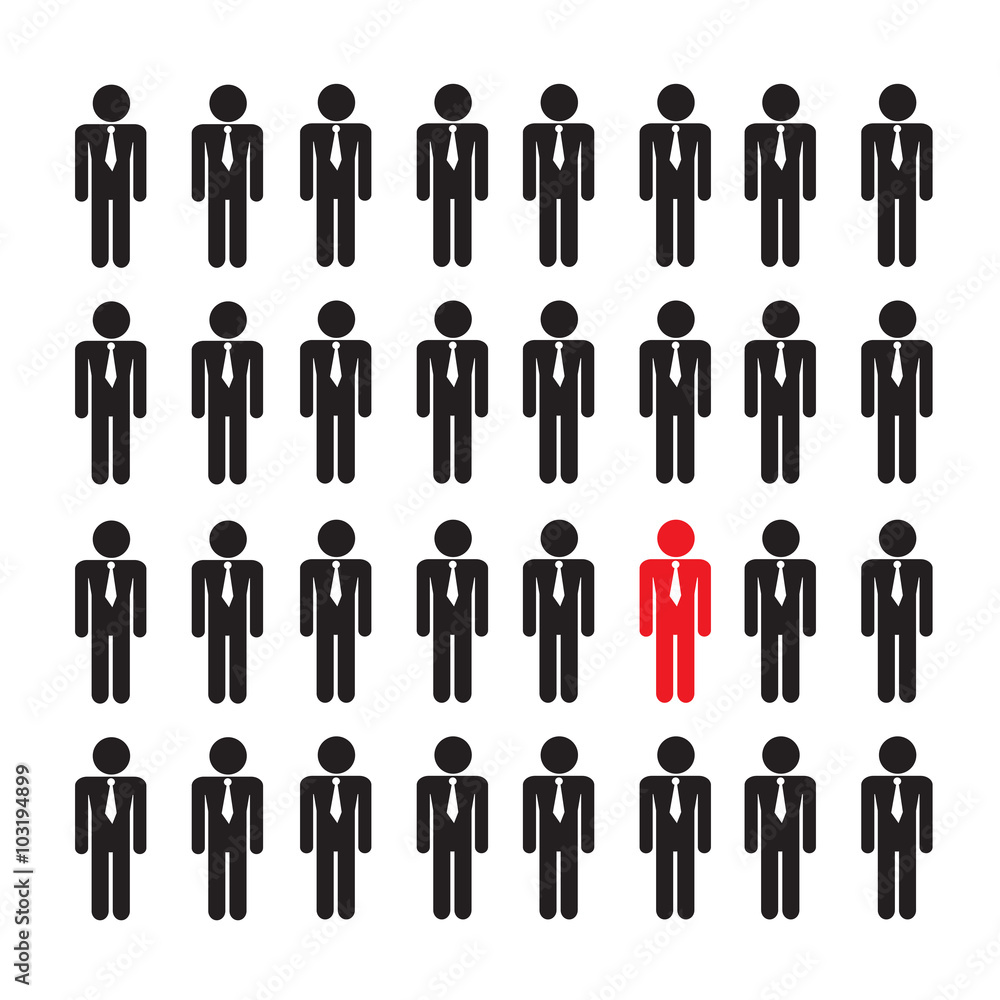 people icon think different Illustration design people icon think different Illustration design