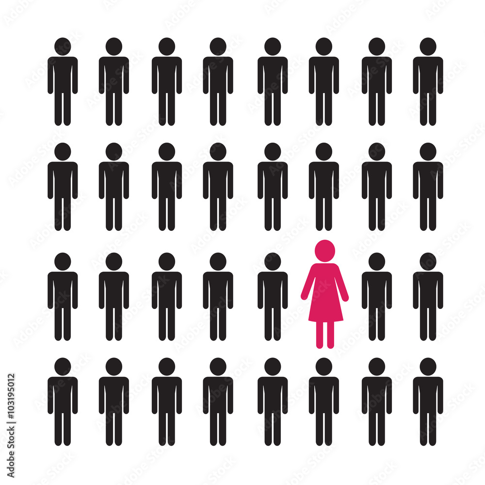 people icon think different Illustration design people icon think different Illustration design