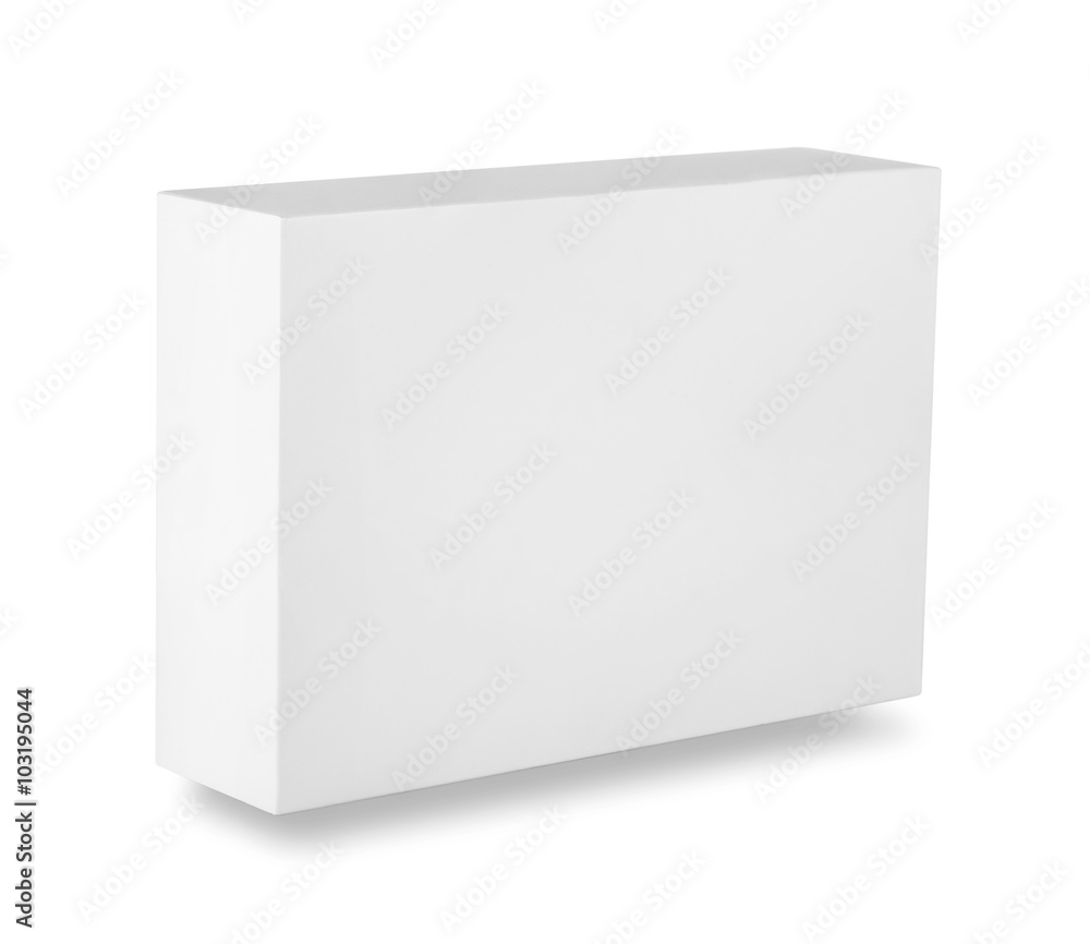 White blank box White blank box