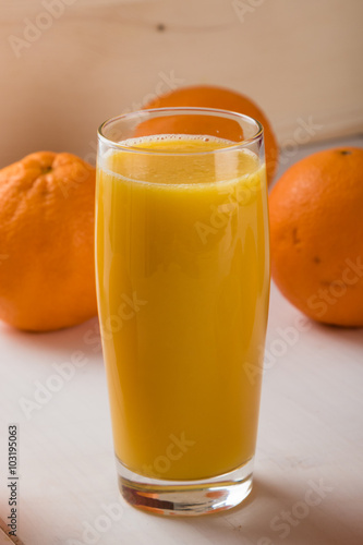 oranges with juice