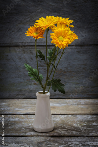 Wallpaper Mural still life vase with flowers background. Torontodigital.ca