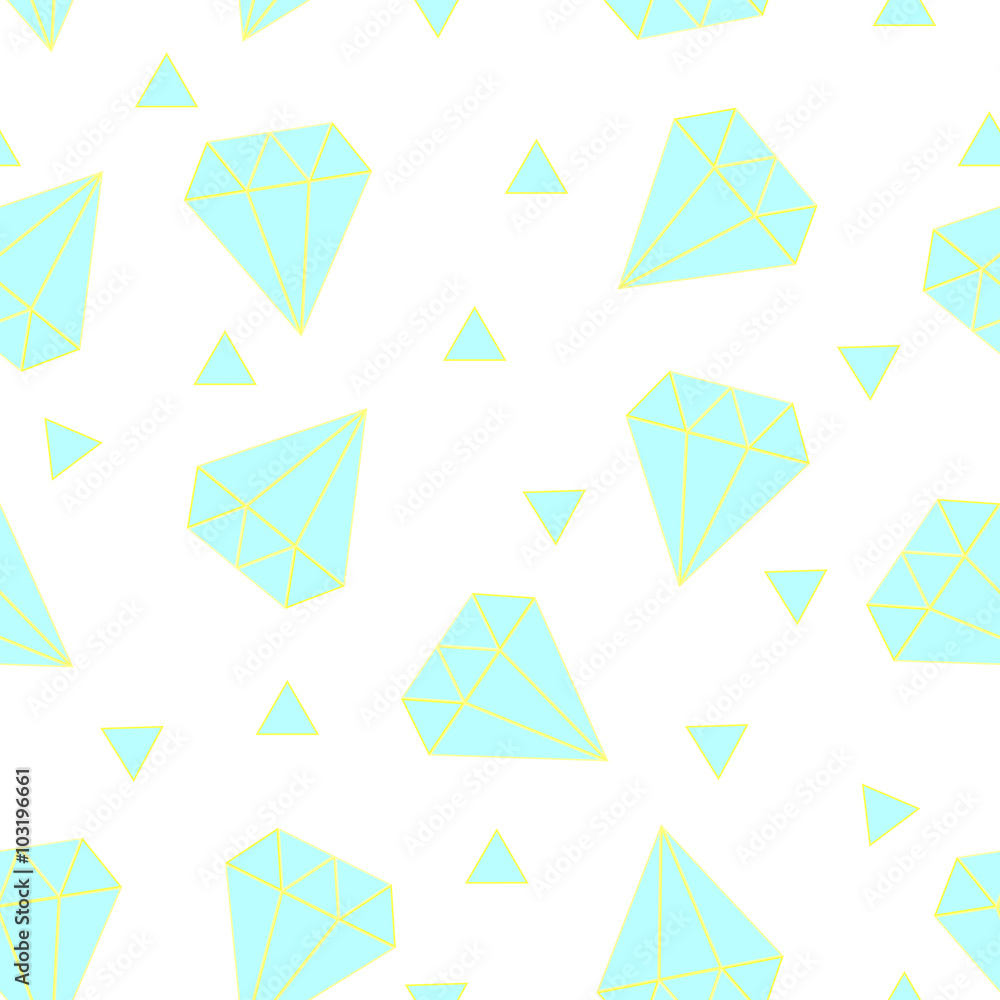 Diamonds seamless pattern. Vector illustration Diamonds seamless pattern. Vector illustration