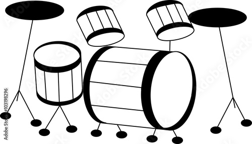 batteria stilizzata