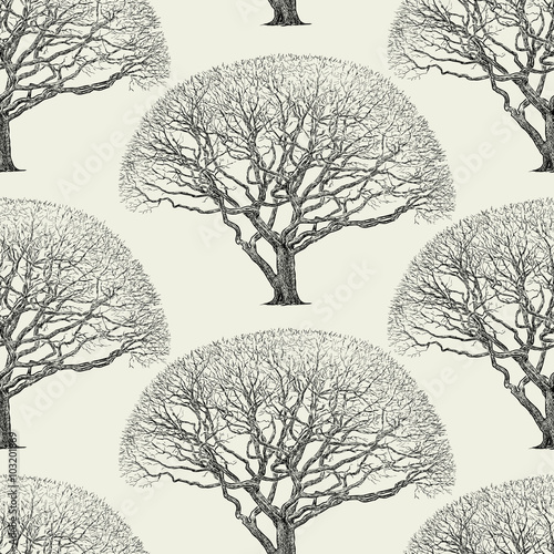 pattern of a big tree 