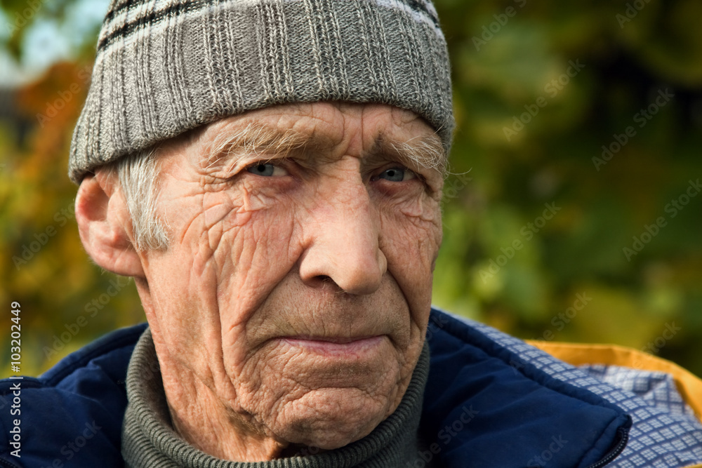 Elderly the man Elderly the man