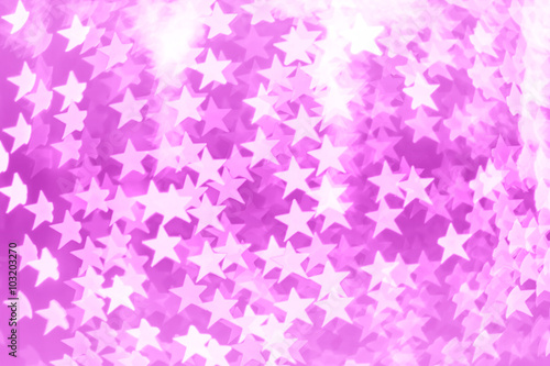 Abstract Pink bokeh backround of happy new year or christmas lig