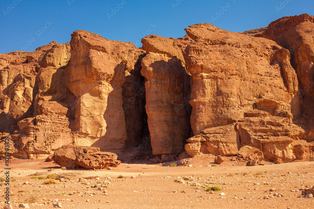 Fototapeta premium Solomons Pillars, Timna Park