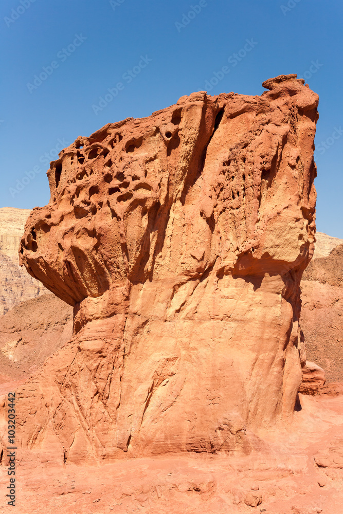 Sandstone in Timna park