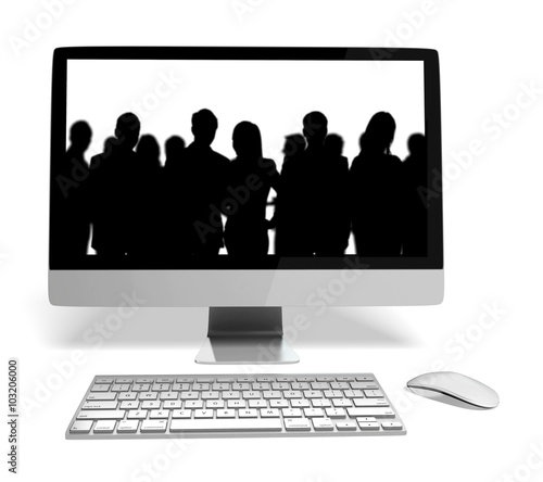 Tableau sur toile Computer.
