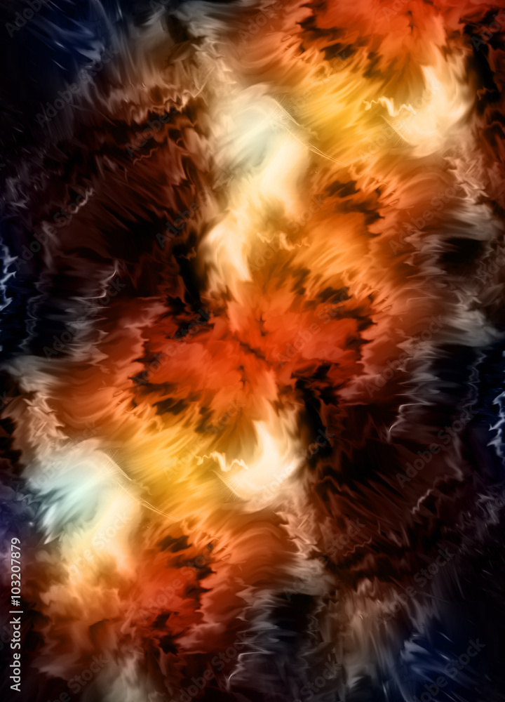 Color Abstract background. LAVA structure. Computer collage. Earth Concept.